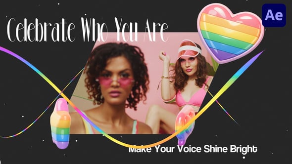 Videohive – Rainbow Celebration Pride Opener