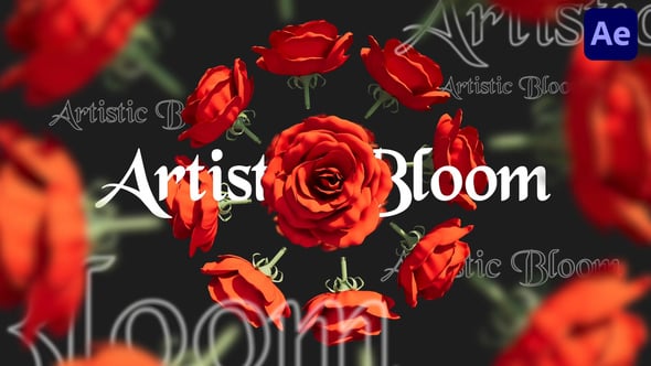 Videohive – 3D Floral Bloom Intro