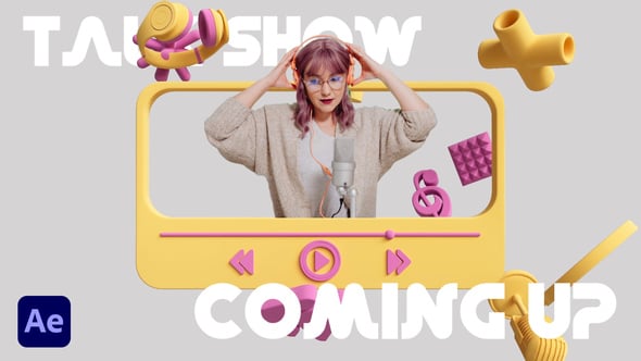 Videohive – 3D Podcast Studio Intro