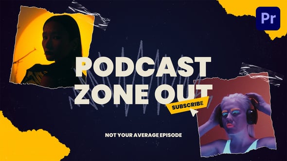 Videohive – Grunge Podcast Intro