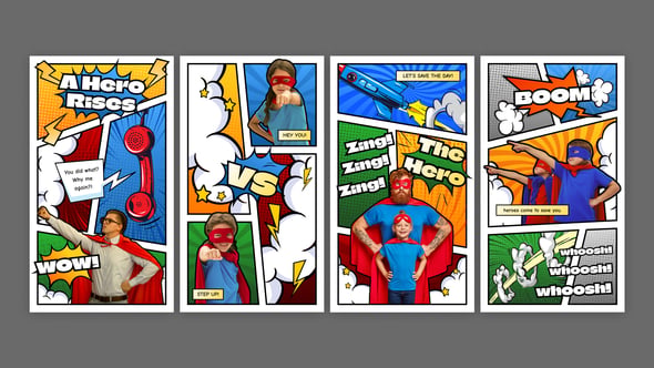 Videohive – Comic Multiscreen Split