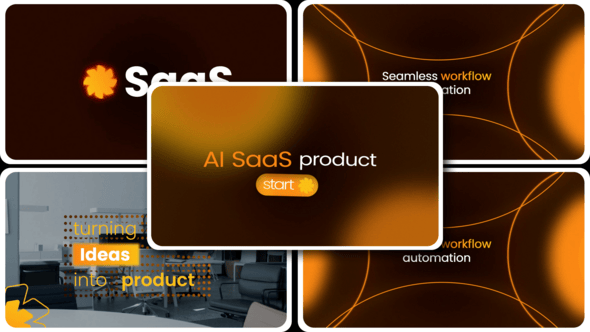 Videohive – AI SaaS Product Promo Video After Effect