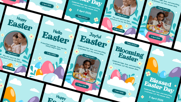 Videohive – Easter Social Media After Effect