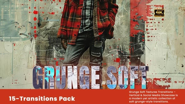 Videohive – Grunge Soft Textures Transitions | DR