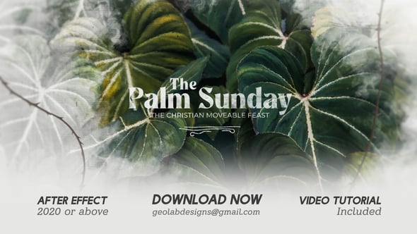 Videohive – The Palm Sunday Slideshow