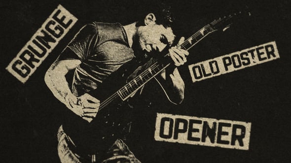 Videohive – Grunge Old Poster Opener