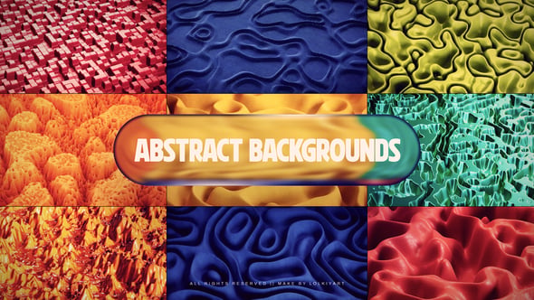 Videohive – Colorful Gradient Abstract Waves Background