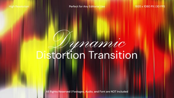 Videohive – Dynamic Distortion Transitions Pack for After Effects