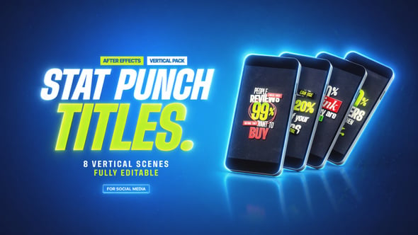 Videohive – Stat Punch Titles