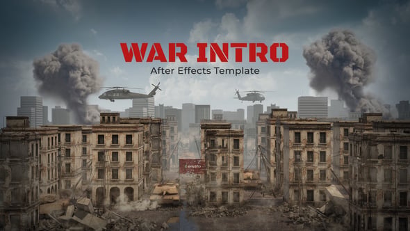 Videohive – War Freeze Intro