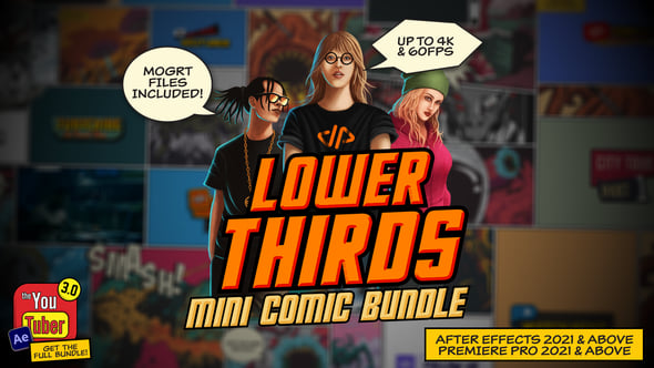 Videohive – Mini Comic Bundle – Lower Thirds