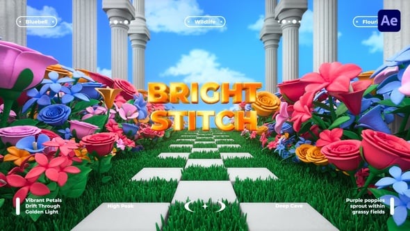 Videohive – Blooming Floral 3D Titles