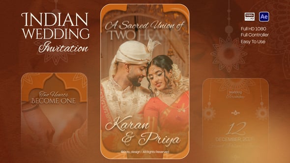 Videohive – Indian Wedding Invitation