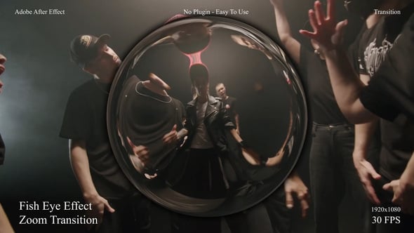 Videohive – Fish Eyes Effect Zoom Transition