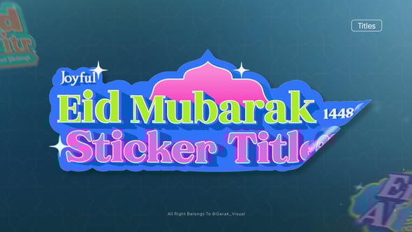 Videohive – Eid Mubarak Titles 62155691