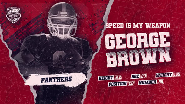 Videohive – Sport Player Introduction | American Football Style