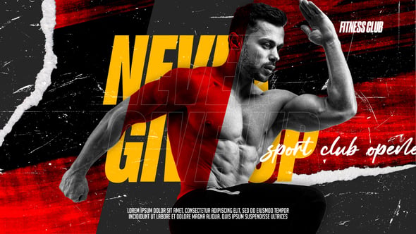Videohive – fitness club opener
