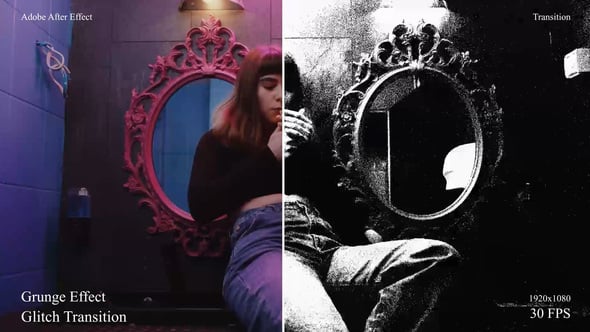 Videohive – Grunge Effect Glitch Transition