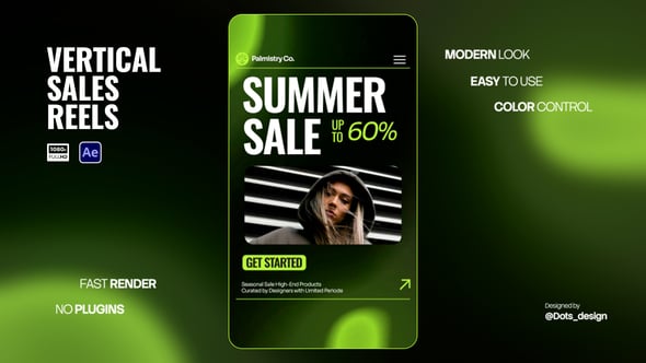 Videohive – Vertical Sales Reels