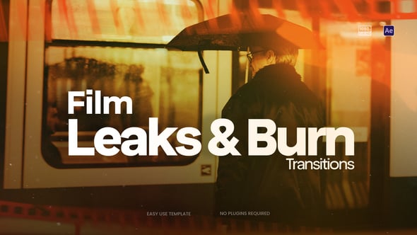 Videohive – Film Leaks and Burn Transitions