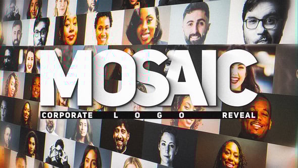 Videohive – Mosaic Photo Reveal | Corporate Logo