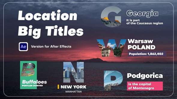 Videohive – Location Big Titles