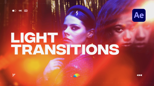 Videohive – Dynamic Light Transitions