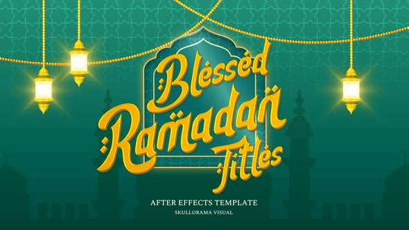 Videohive – Blassed Ramadan Titles