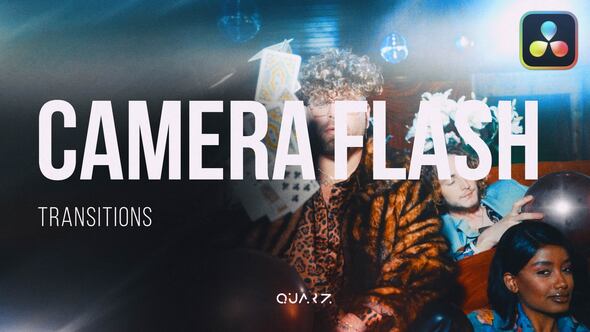 Videohive – Camera Flash Transitions for DaVinci Resolve