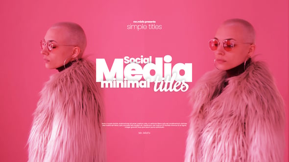 Videohive – Social Media Titles