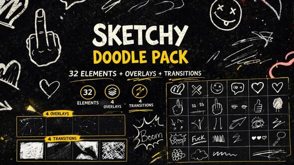 Videohive – Doodle Hand Drawn Toolkit