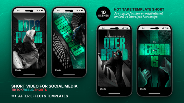 Videohive – Hot Take Short Video Template