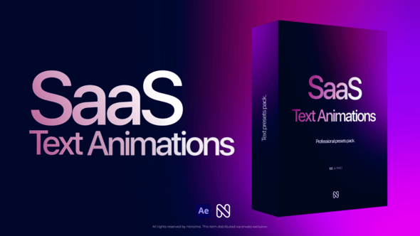 Videohive – SaaS Text Animation