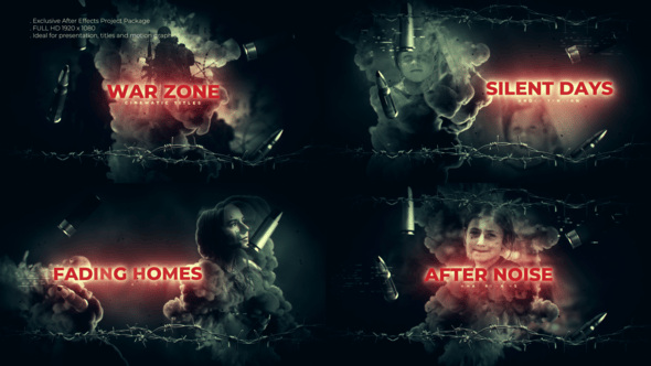 Videohive – War Zone Cinematic Titles