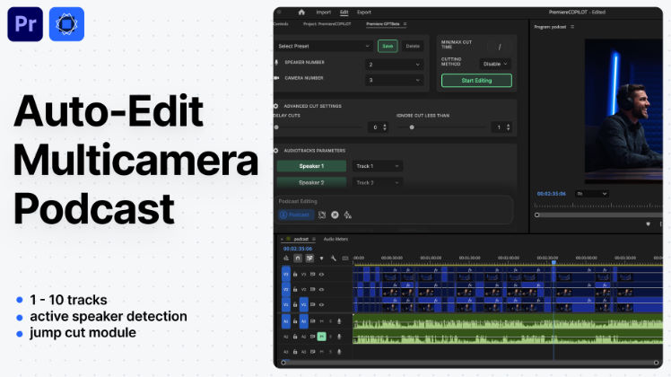 Aescripts PremiereGPT – Podcast Bundle v2.4.0 Free Download
