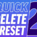 Aescripts Quick Delete & Reset v2.1