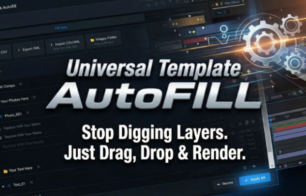 Aescripts Universal Template AutoFill v1.0.1