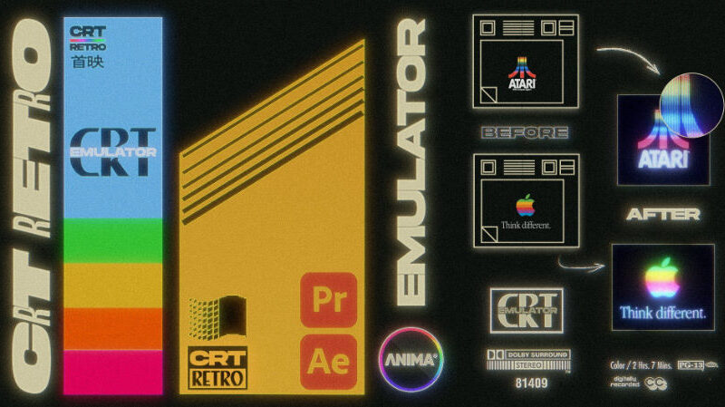 Animafx CRT Retro for Premiere Pro and AE