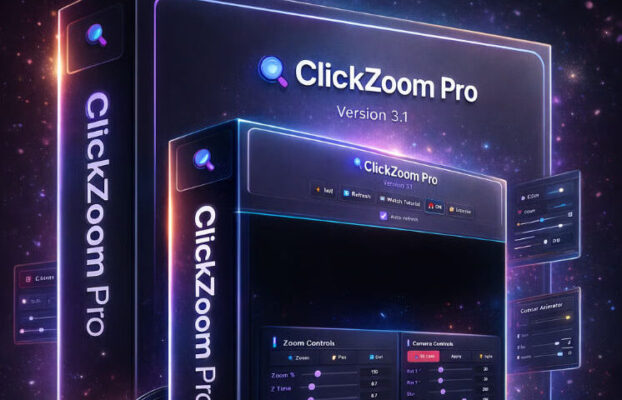ClickZoom Pro v3.1 – One-click zooms for tutorials, talking-heads & podcasts