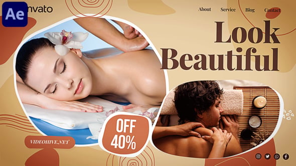 Videohive – Spa Saloon and Cosmetics Slideshow