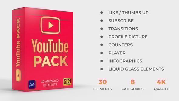 Videohive – YouTube Channel Graphics Pack