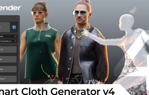 Divine Cut v3.4.3 | Smart Cloth Generator For Blender