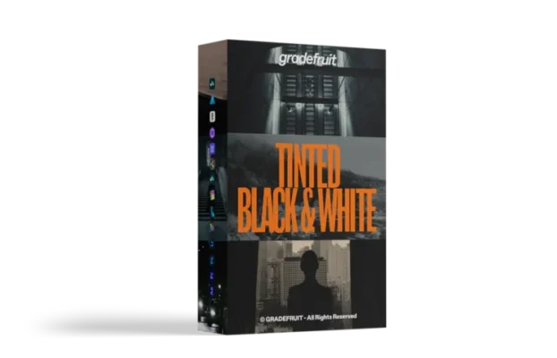 GradeFruit Tinted Black and White LUTs & LR Presets