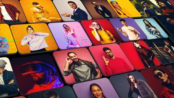 Videohive – Multiscreen Mosaic Logo Opener