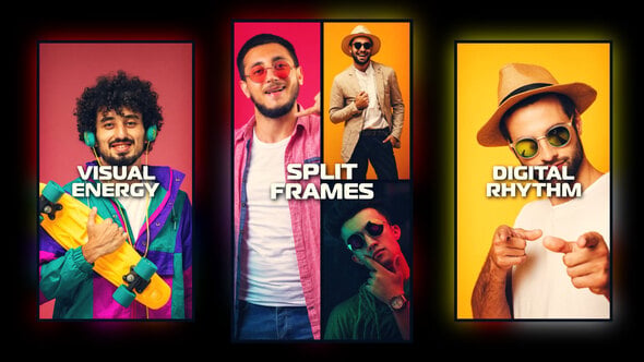 Videohive – Minimalist Trendy Split Screen Intro