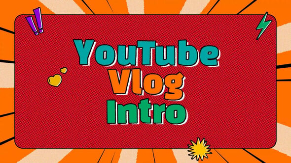 Videohive – Colorful Pop Vlog Opener