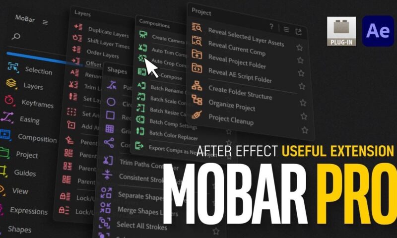 MoBar Pro v3.7.5 For After Effects