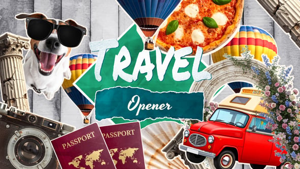 Videohive – Travel Stop Motion Opener