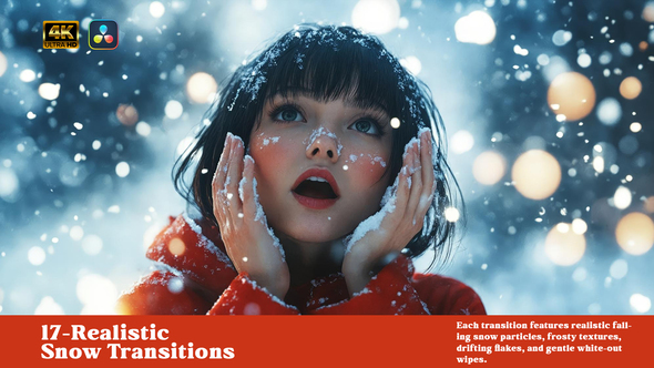 VideoHive 17 Realistic Snow Transitions | DR