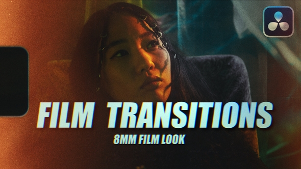 VideoHive 8mm Film Burn Transitions
